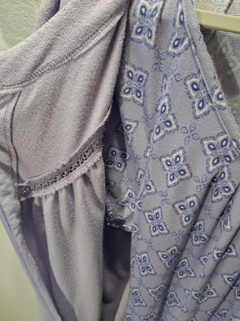 Lavender Grandma House Dress Gown - Picture 13 of 15